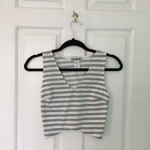 Charlotte Russe (Low V-Neck/Crop Top)